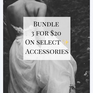✨Bundle 3 for $20 on select clothes/accessories!